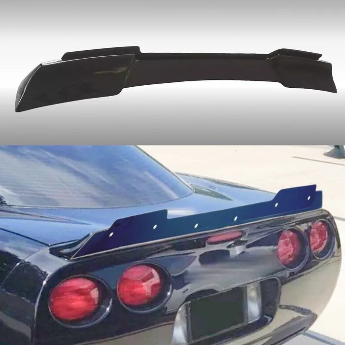 ZR1 Style Extended Rear Trunk Wing Spoiler W/ Removable Gurney Flap For Chevrolet Corvette C5 (1997-2004) NexaNovo - Image 10
