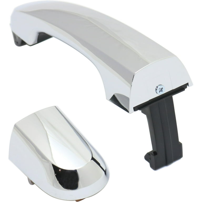 Exterior Door Handle Compatible with 2011-2015 Kia Sorento Rear, Passenger Side Chrome