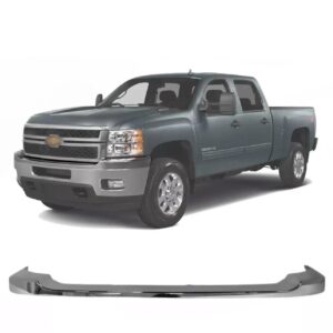 Front Bumper Upper Cover Chrome For 2011-2014 Chevrolet Silverado 2500 3500 HD