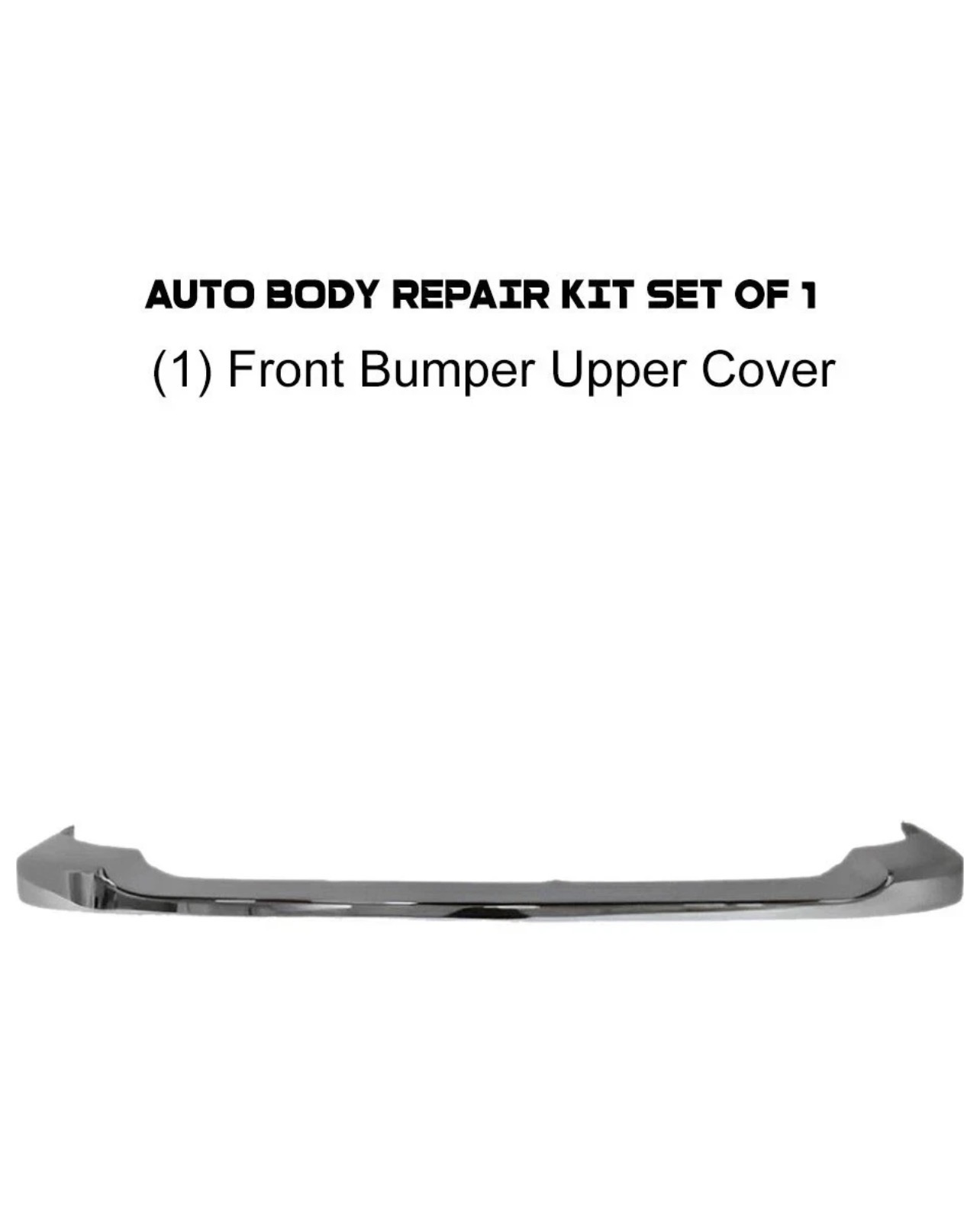 Front Bumper Upper Cover Chrome For 2011-2014 Chevrolet Silverado 2500 3500 HD - Image 3