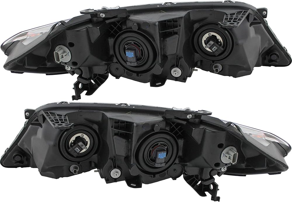 Gold Shrine Headlights Lamps Set for Honda Accord Coupe 2013–2015 (Halogen, Driver & Passenger Side) - Image 2